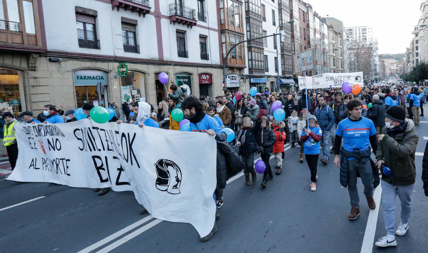 Fotos: Manifestación contra el pasaporte covid