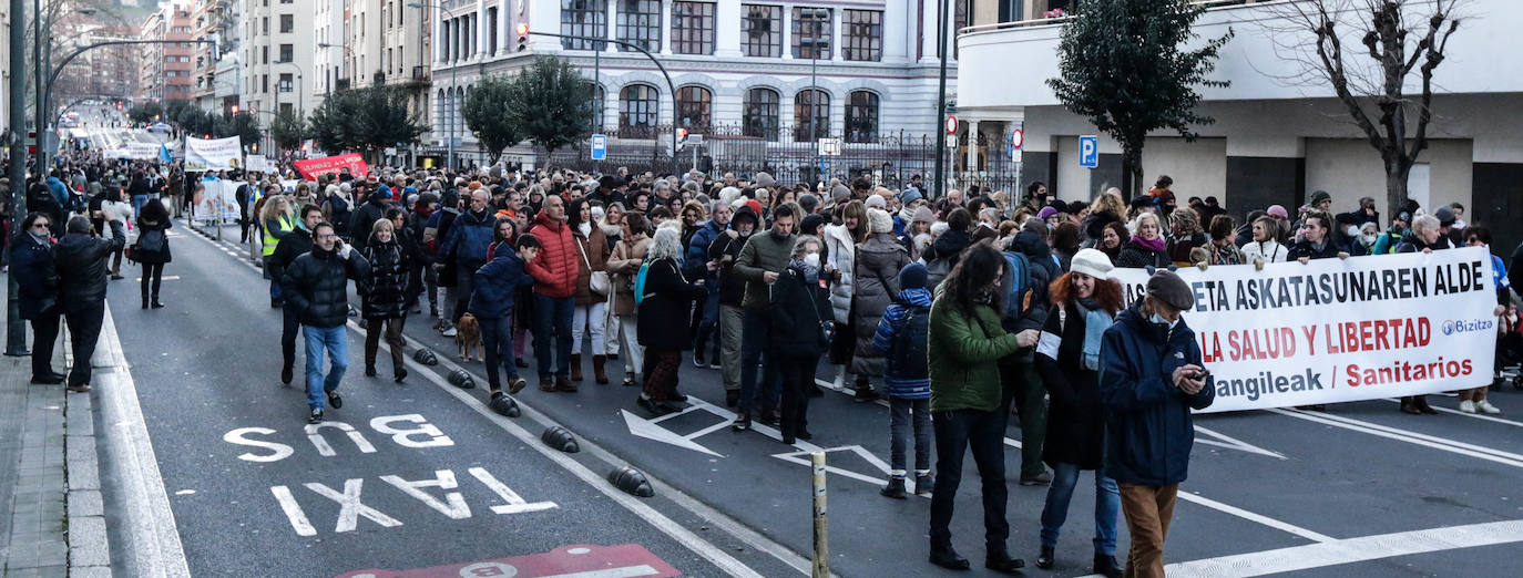 Fotos: Manifestación contra el pasaporte covid