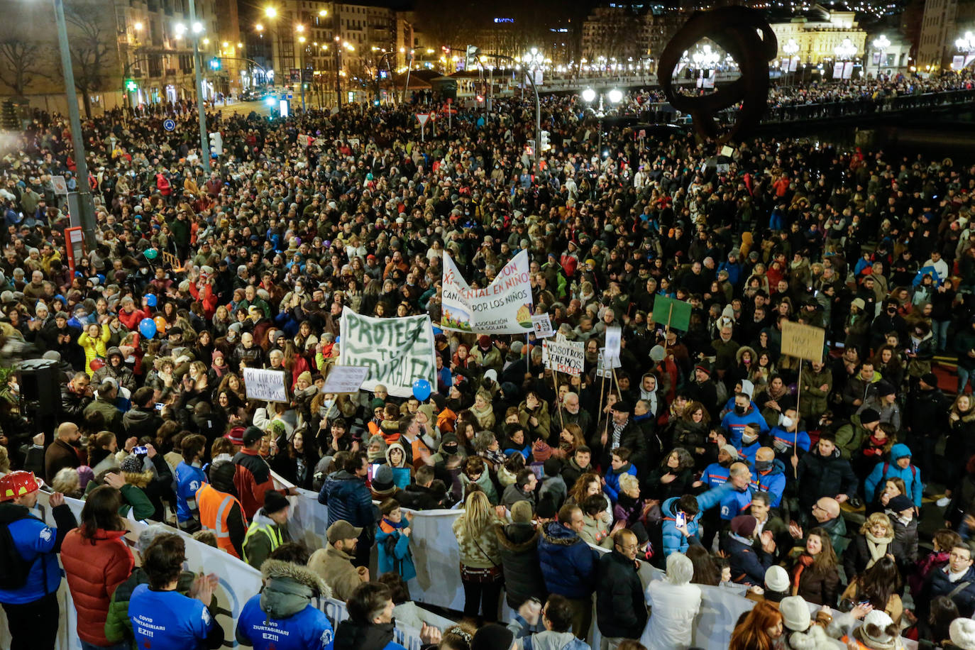 Fotos: Manifestación contra el pasaporte covid