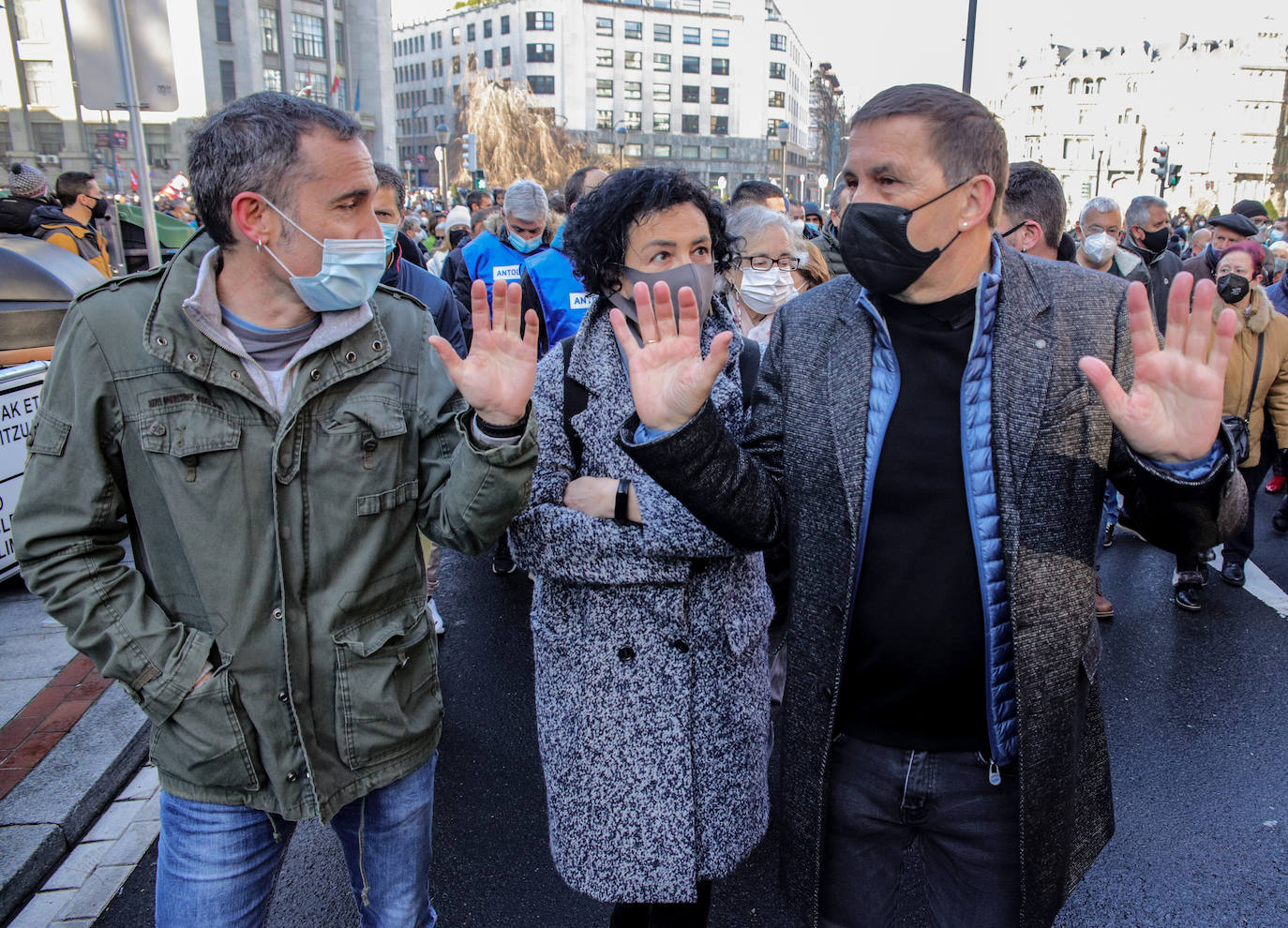 Fotos: Manifestación en Bilbao contra la reforma laboral