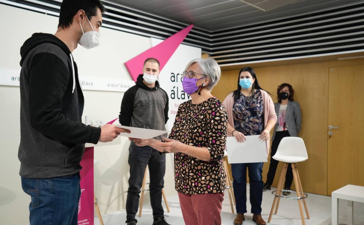 Mikel Pérez, becado por el programa Henrike Knörr. 