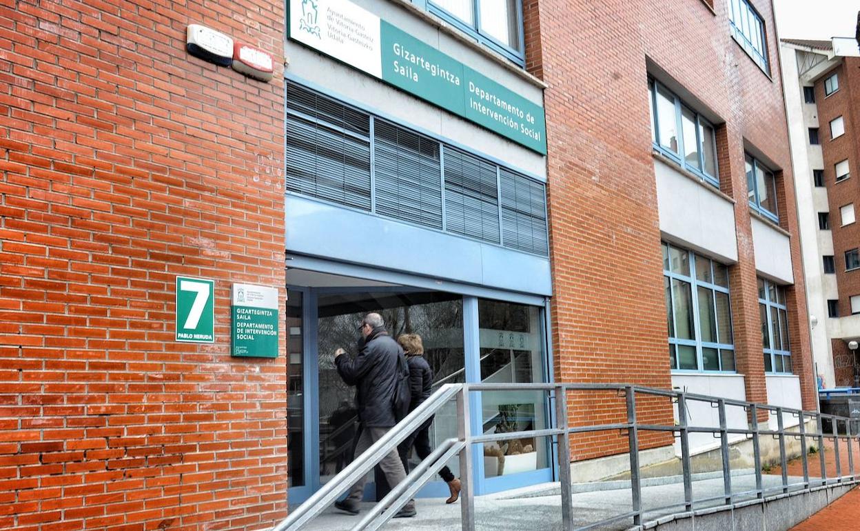 Oficinas del departamento de Políticas Sociales del Ayuntamiento de Vitoria.