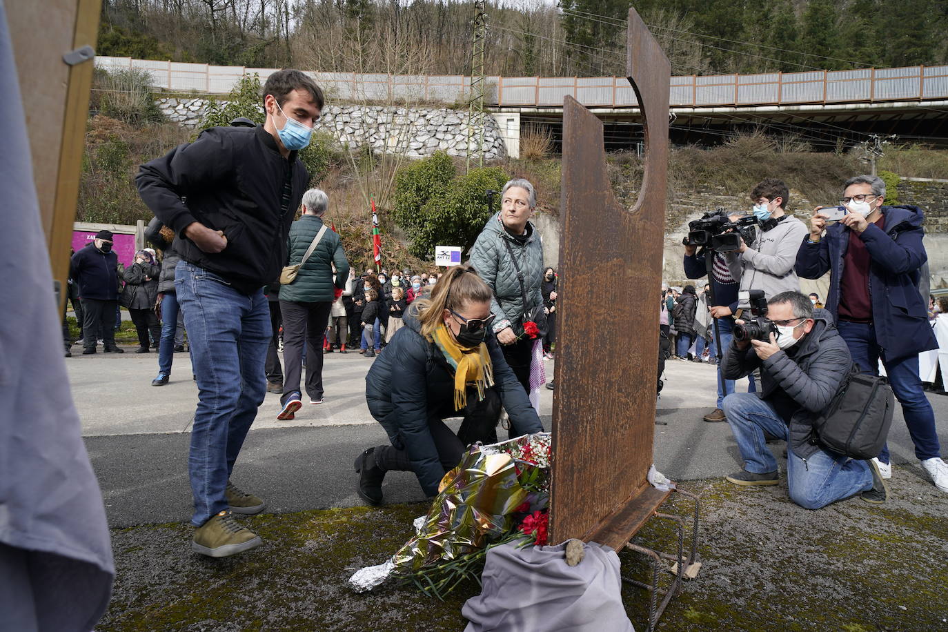 Fotos: Segundo aniversario del derrumbe de Zaldibar