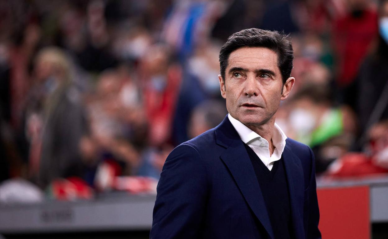 Marcelino solo piensa en sacar los tres puntos en Mallorca.