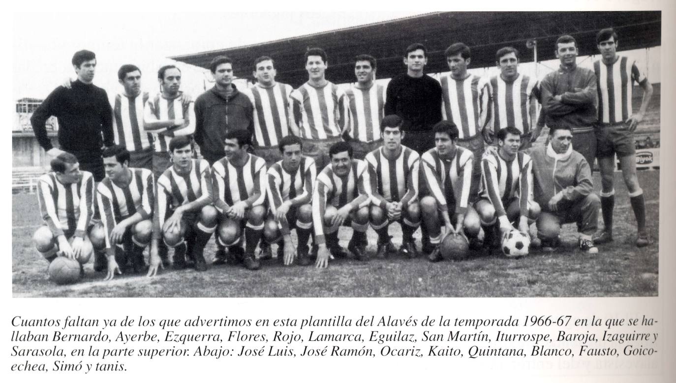 Plantilla del Alavés en la temporada 1967-68.