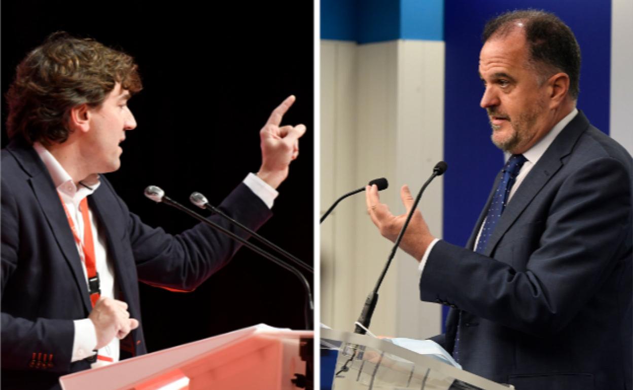 Eneko Andueza y Carlos Iturgaiz. 