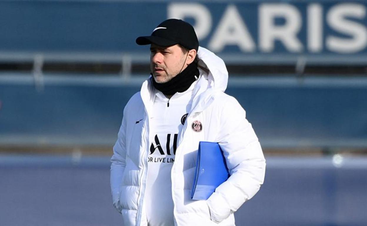 Mauricio Pochettino, entrenador del PSG. 