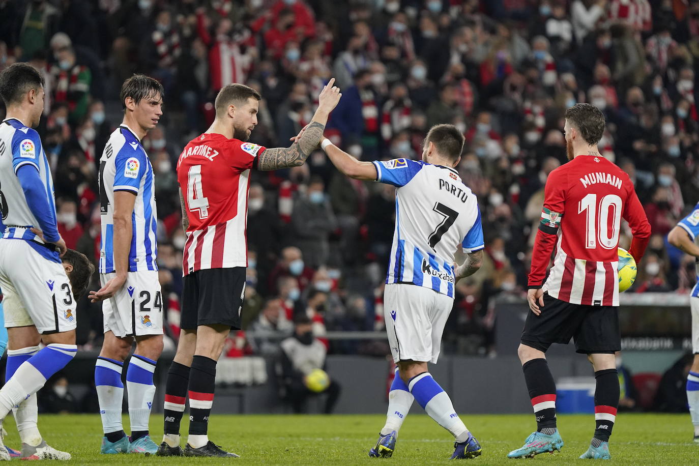 Fotos: Las imágenes del Athletic-Real Sociedad