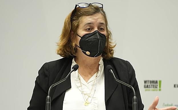 Gabriela Beltrán, durante su intervención.