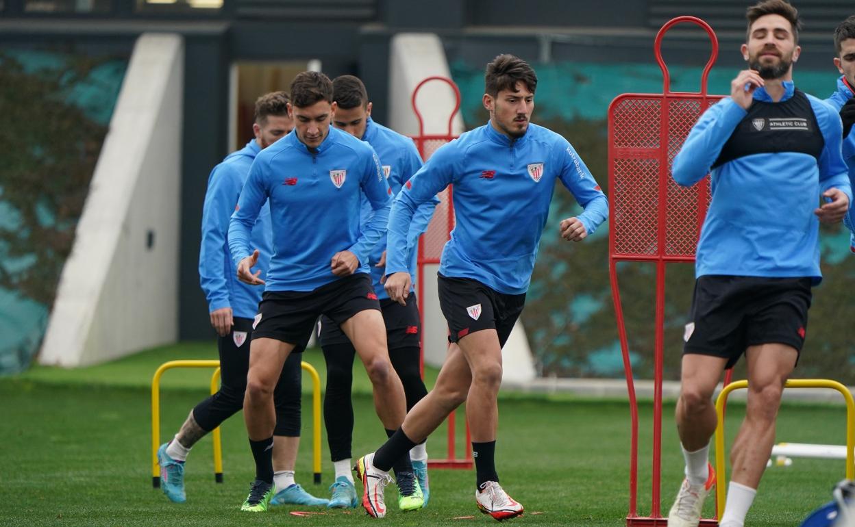 Unai Vencedor, hoy en Lezama.