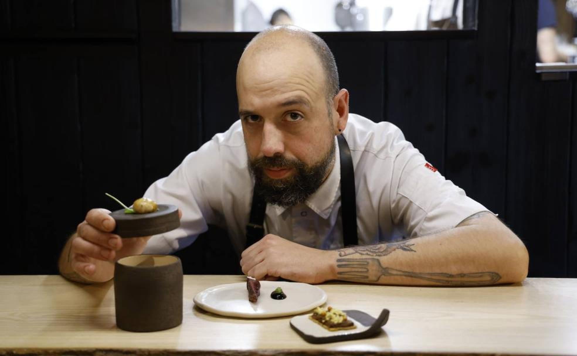 Edorta Lamo, cocinero de Arrea!