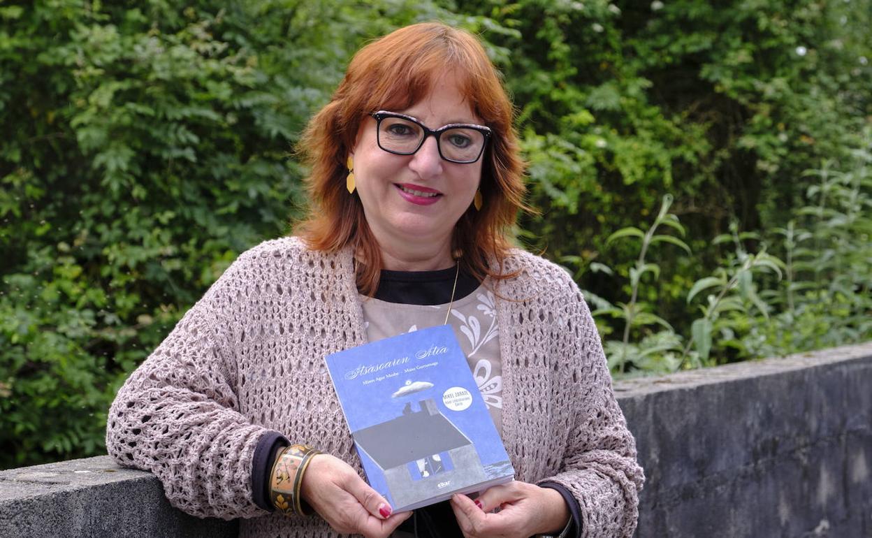 Miren Agur Meabe, elkarrizketa batean.