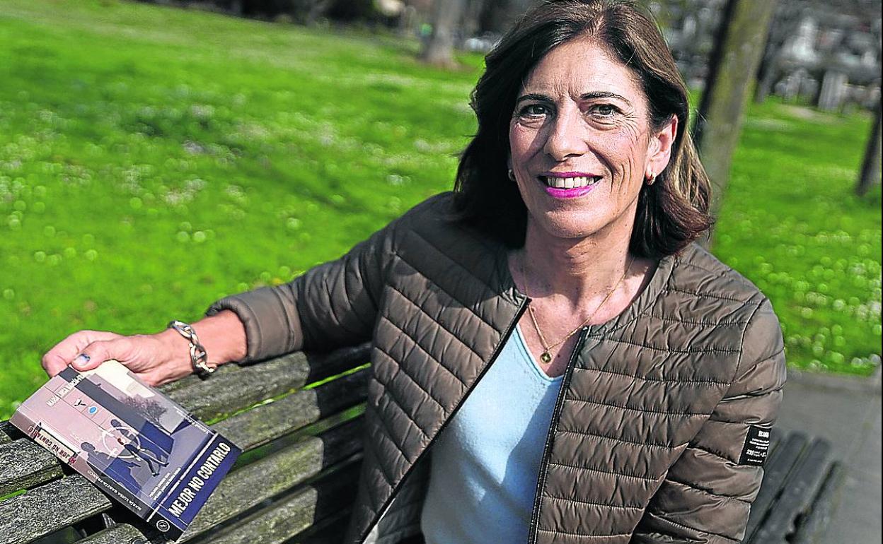 La periodista María Luisa García-Franco, autora de 'Mejor no contarlo', ayer en Getxo.