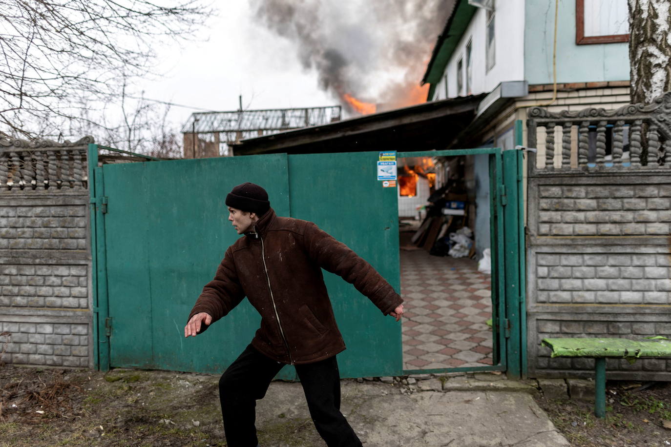 Fotos: Moscú bombardea a civiles en Irpin, a las puertas de Kiev