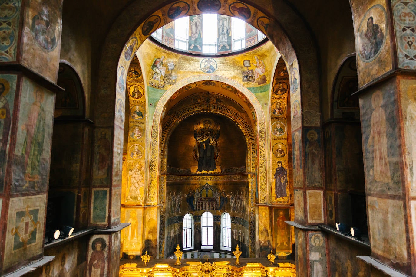 Es uno de los monumentos más conocidos de la ciudad y el primer patrimonio ucraniano inscrito de la Lista del Patrimonio Mundial de la Unesco, junto con el Monasterio de las Cuevas de Kiev. 