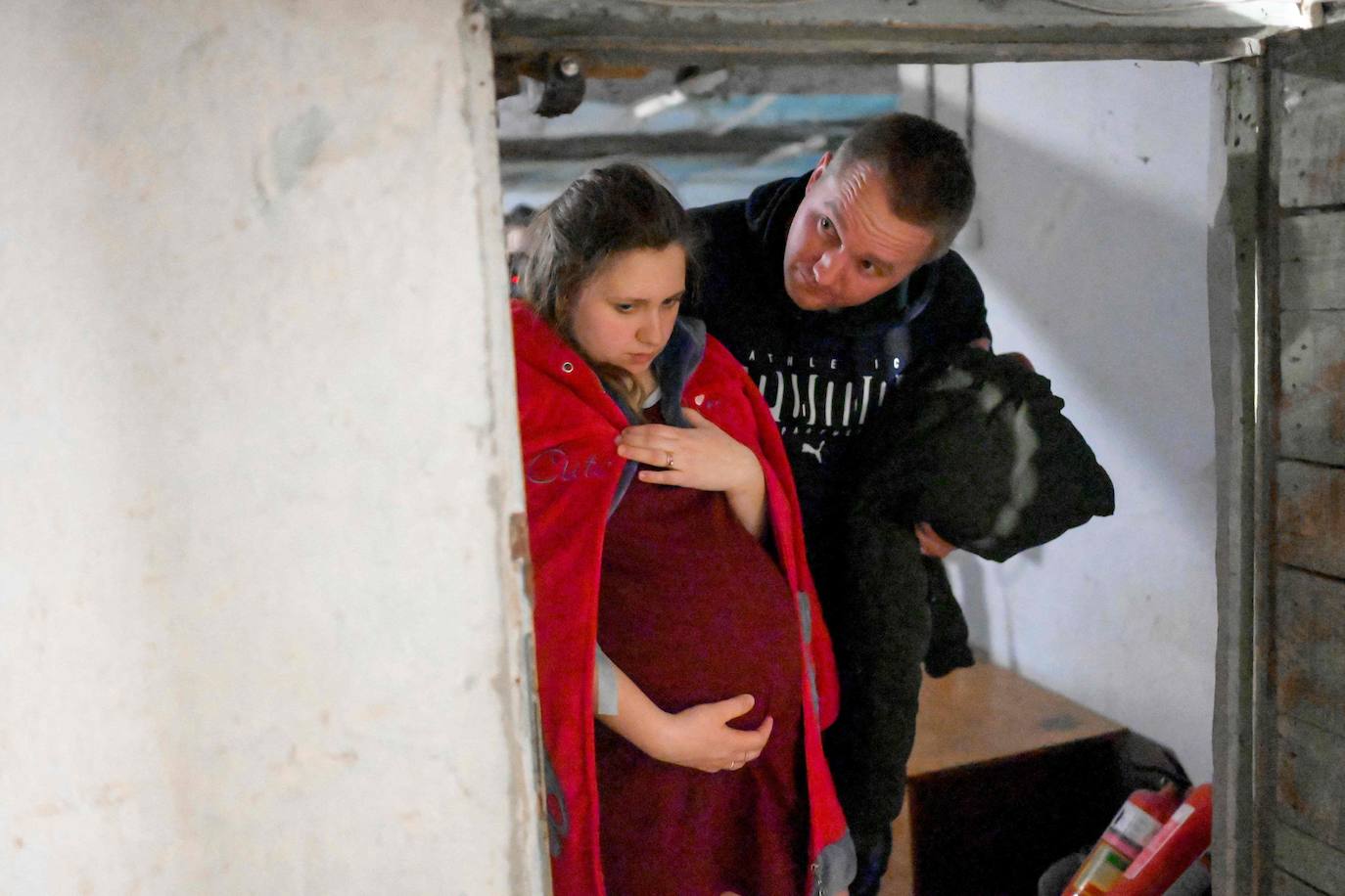 El hospital ha tenido que trasladarse a los sótanos de un edifico desde el comienzo de los ataques rusos.