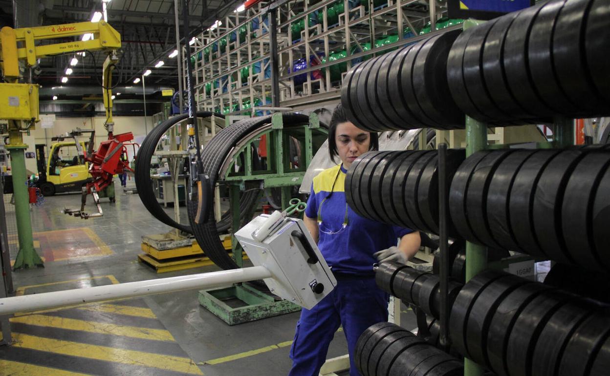 Instalaciones de la fábrica de Michelin en Vitoria.