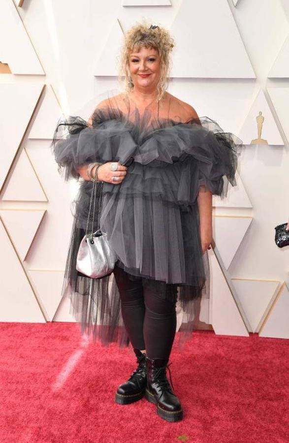 Julia Vernon, maquilladora y peluquera de la película 'Cruella'.