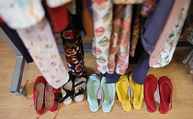 Sandalias de Lilday confeccionadas en Barcelona por la zapatera Marta Grau.