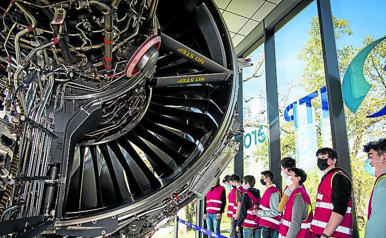 Motor fabricado por la empresa vasca ITP Aero.