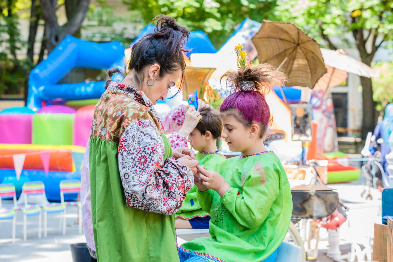 Fiesta que se desarrolló en 2019 en el parque de La Florida para el final de la primera edición de 'Árboles Vitales'. 