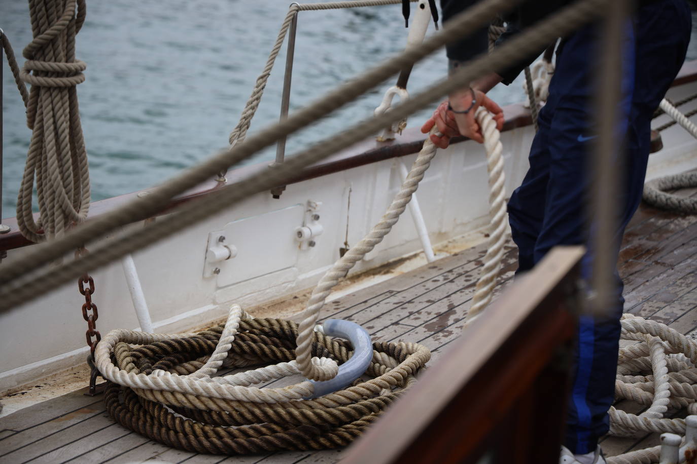 Fotos: “Los estudiantes de la Náutica navegan en el Saltillo”