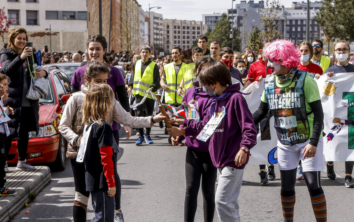 Fotos: Las mejores imágenes de la Korrika Txikia en Vitoria