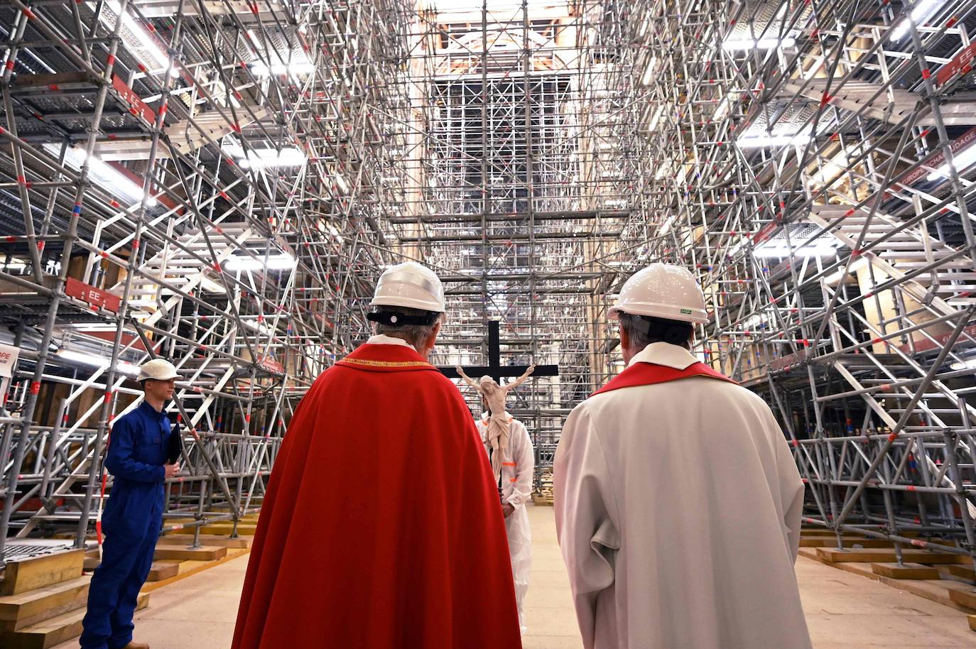 Fotos: La catedral de Notre Dame, tres años después de su incendio