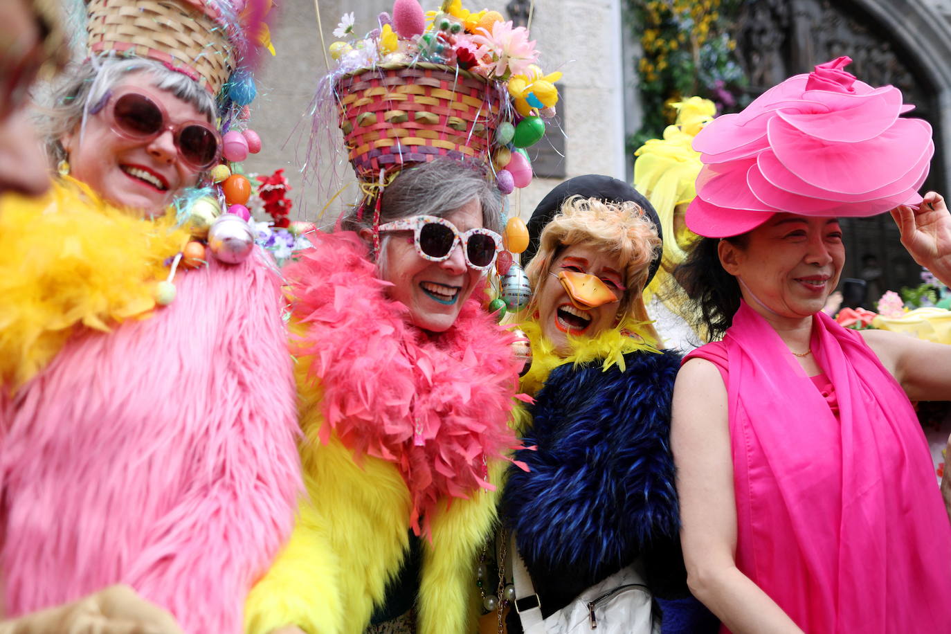 Fotos: Los sombreros imposibles del desfile de Pascua en Nueva York