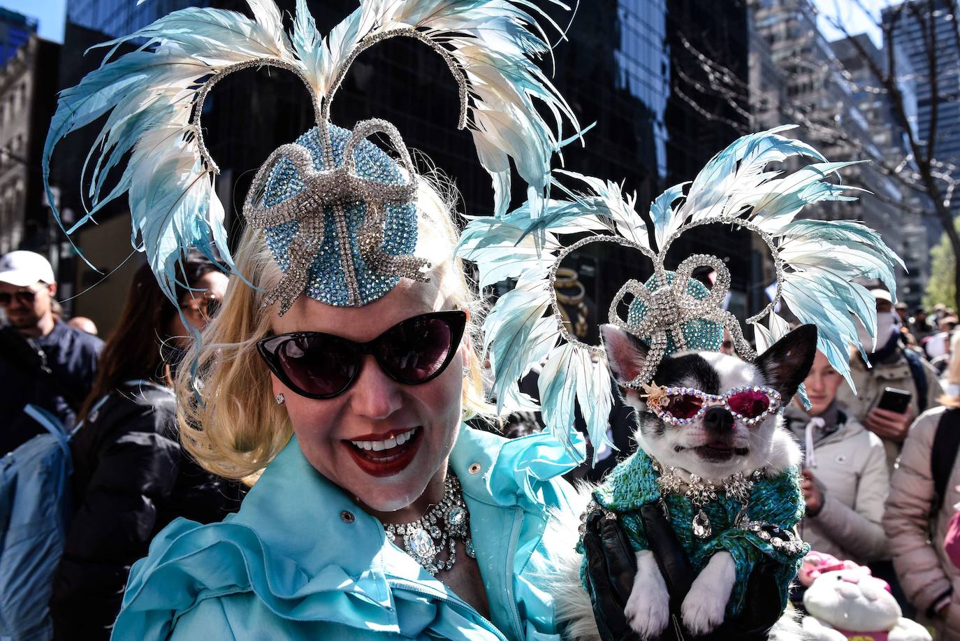 Fotos: Los sombreros imposibles del desfile de Pascua en Nueva York