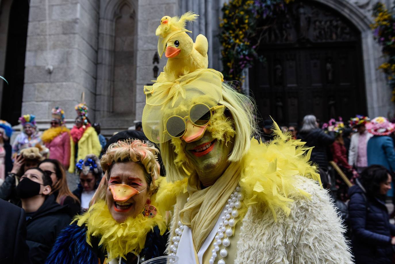 Fotos: Los sombreros imposibles del desfile de Pascua en Nueva York