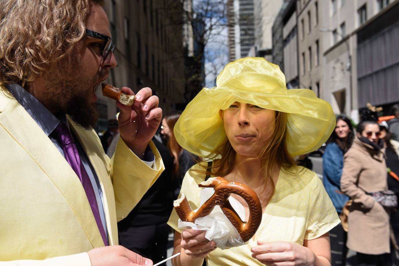 Fotos: Los sombreros imposibles del desfile de Pascua en Nueva York