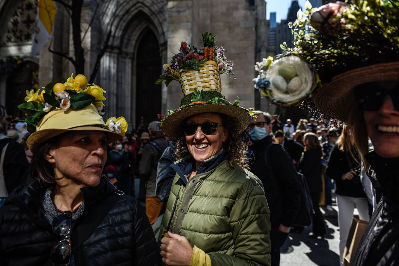 Fotos: Los sombreros imposibles del desfile de Pascua en Nueva York