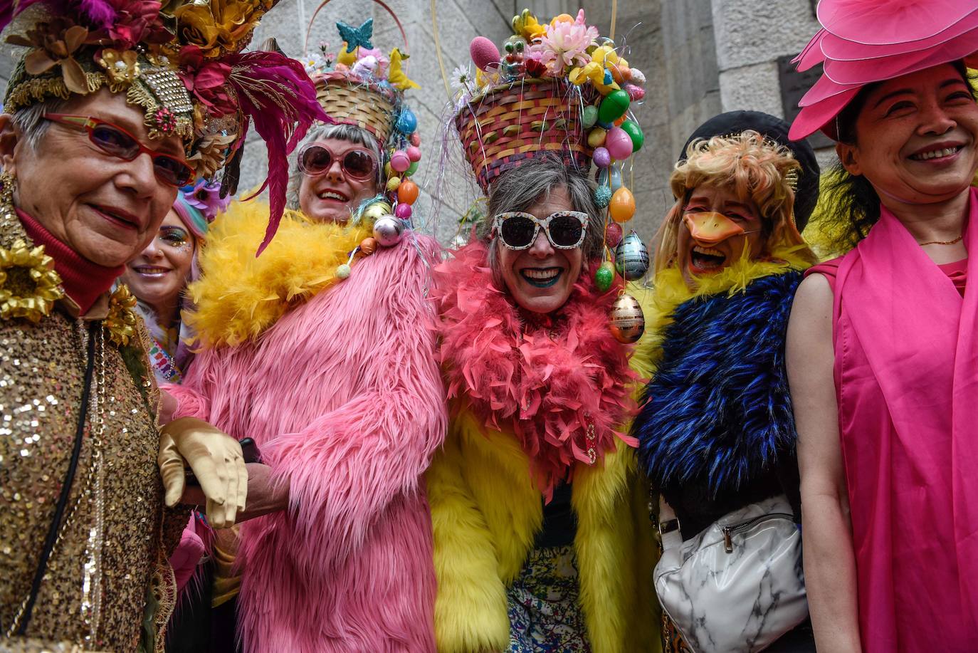 Fotos: Los sombreros imposibles del desfile de Pascua en Nueva York