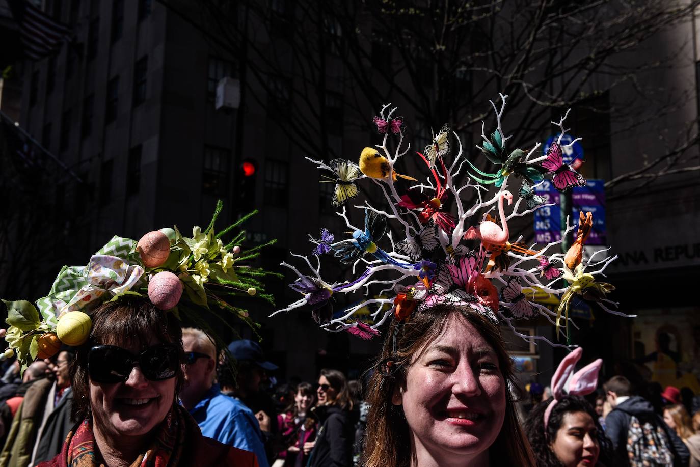 Fotos: Los sombreros imposibles del desfile de Pascua en Nueva York