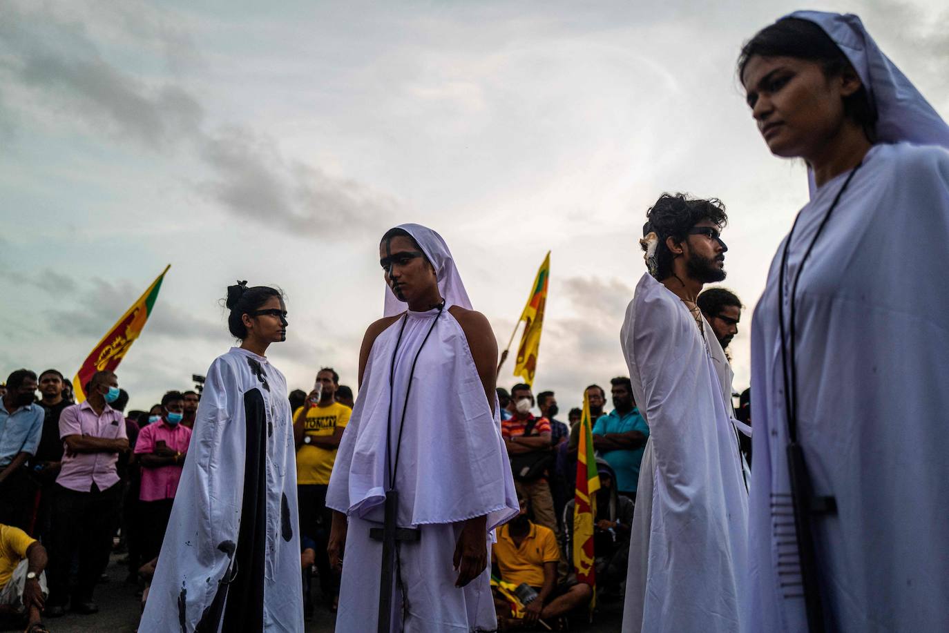 Fotos: Protesta por los atentados de Sri Lanka de 2019