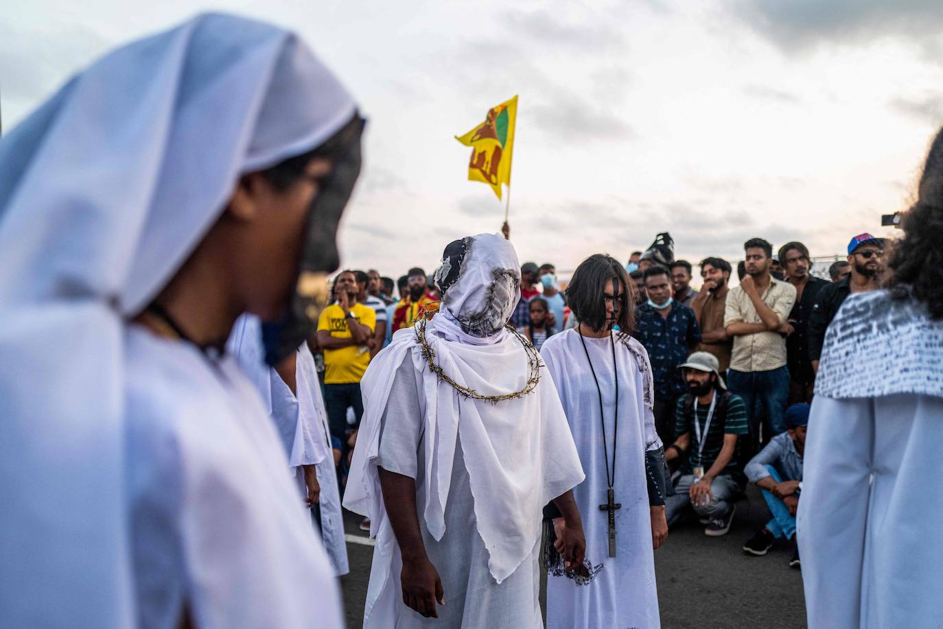 Fotos: Protesta por los atentados de Sri Lanka de 2019