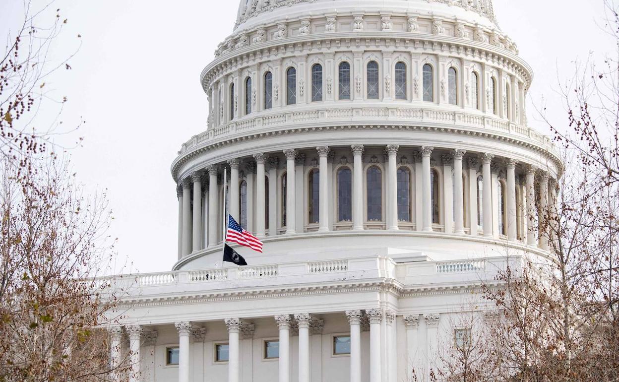 Vista del Capitolio de Estados Unidos.