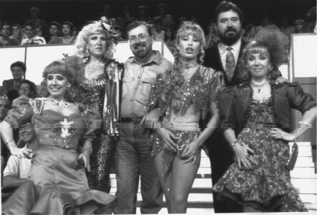 Jordi Estadella y Miriam Díaz Aroca en 1991.