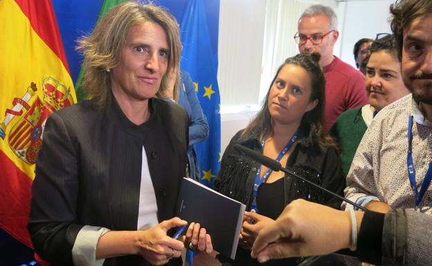 La vicepresidenta tercera y ministra para la Transición Ecológica Teresa Ribera.