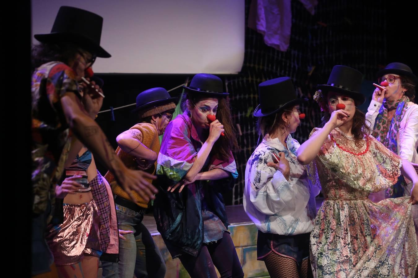 Fotos: Teatro comunitario en Otxarkoaga
