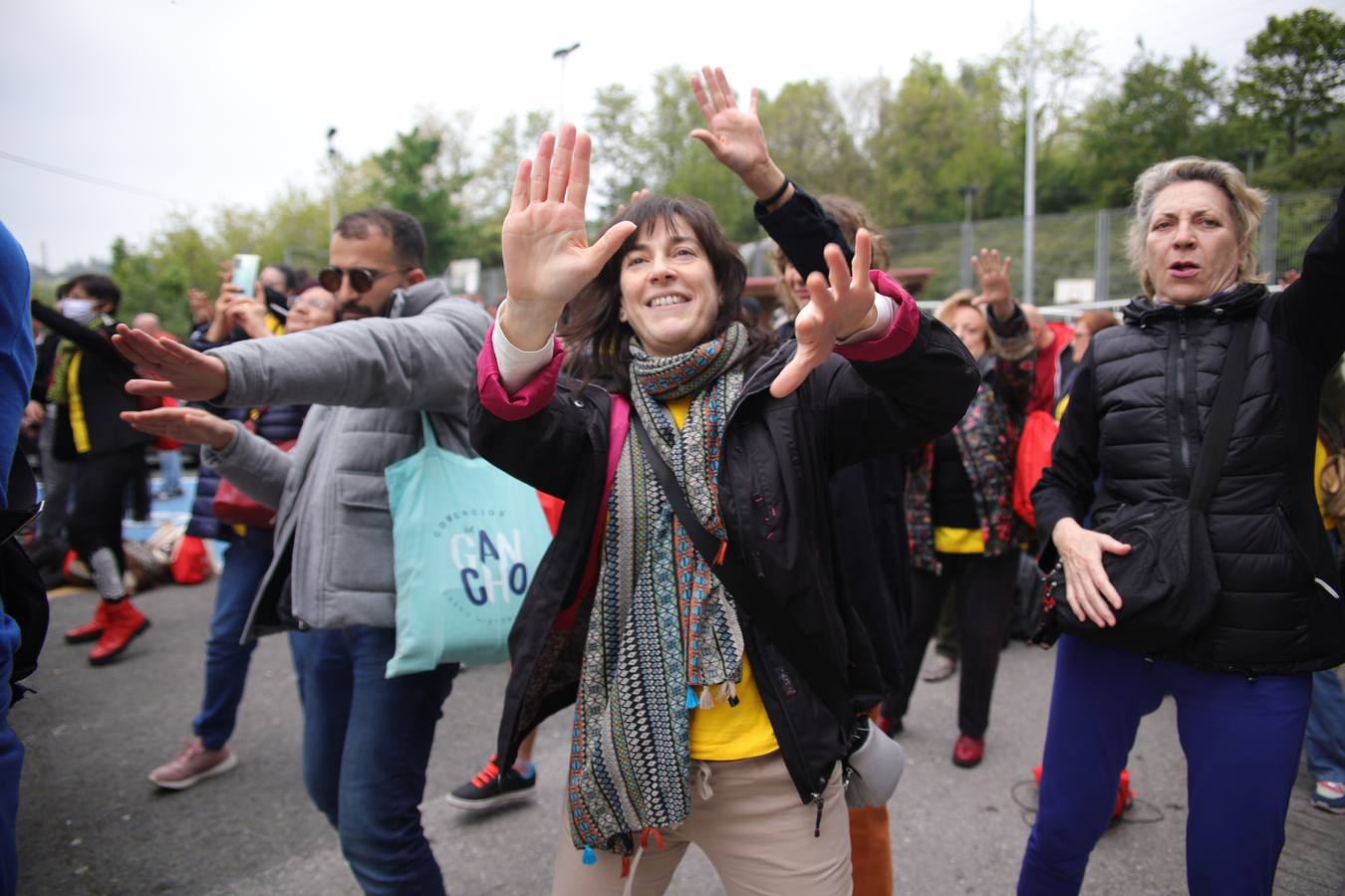 Fotos: Teatro comunitario en Otxarkoaga