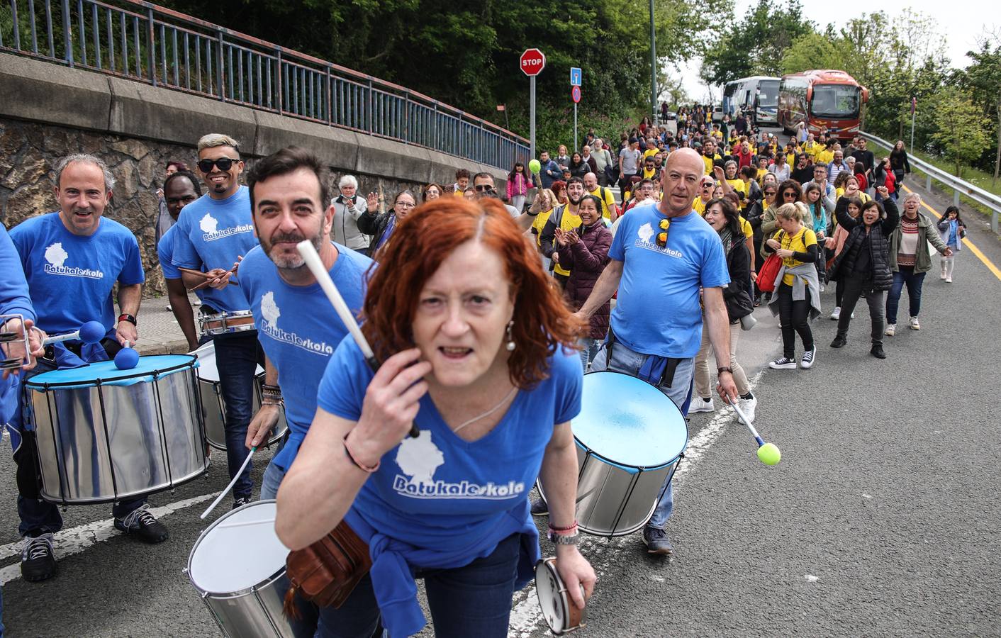 Fotos: Teatro comunitario en Otxarkoaga