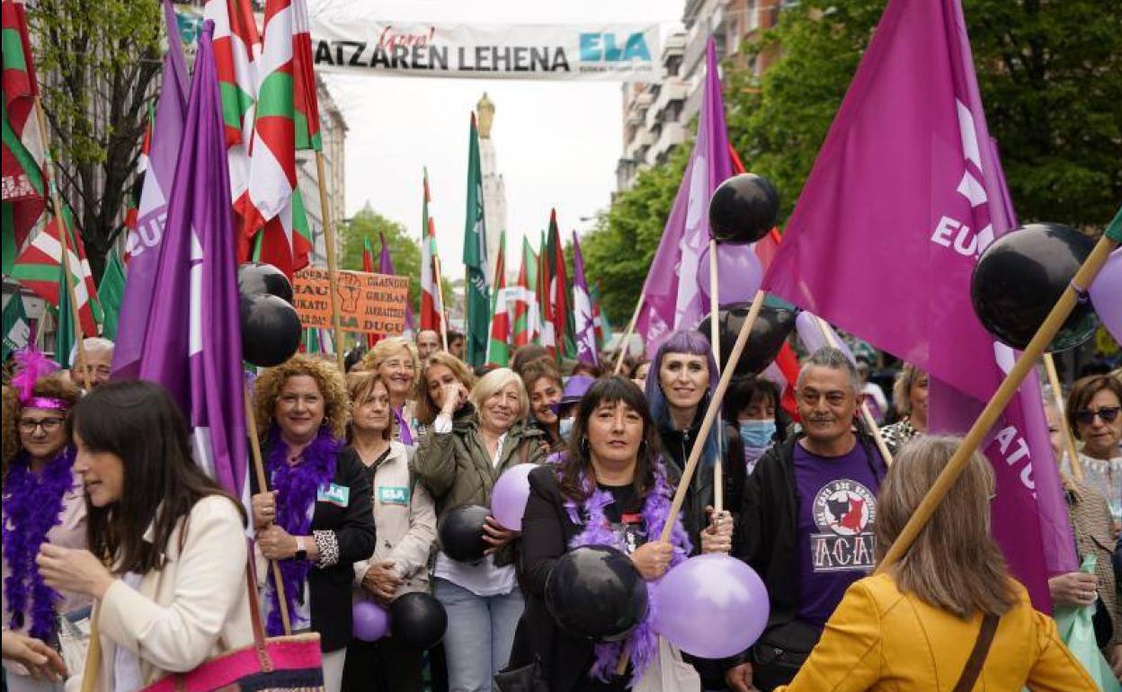 Bilbao celebra el 1 de mayo.