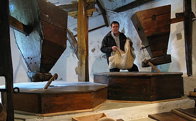 Maquinaria del molino de Ibargutxi.