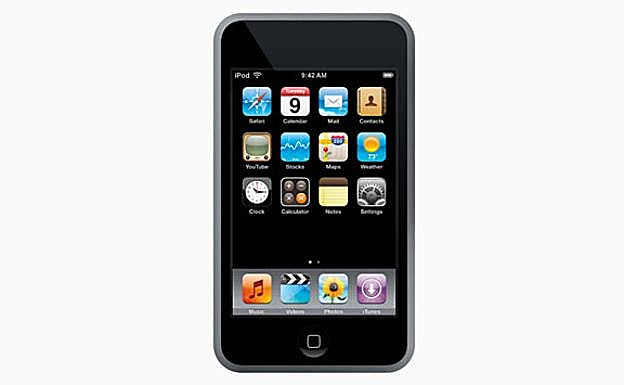 El iPod touch, presentado el 5 de septiembre de 2007, ensambló la pantalla táctil de 3,5 pulgadas que contribuyó al éxito del iPhone.
