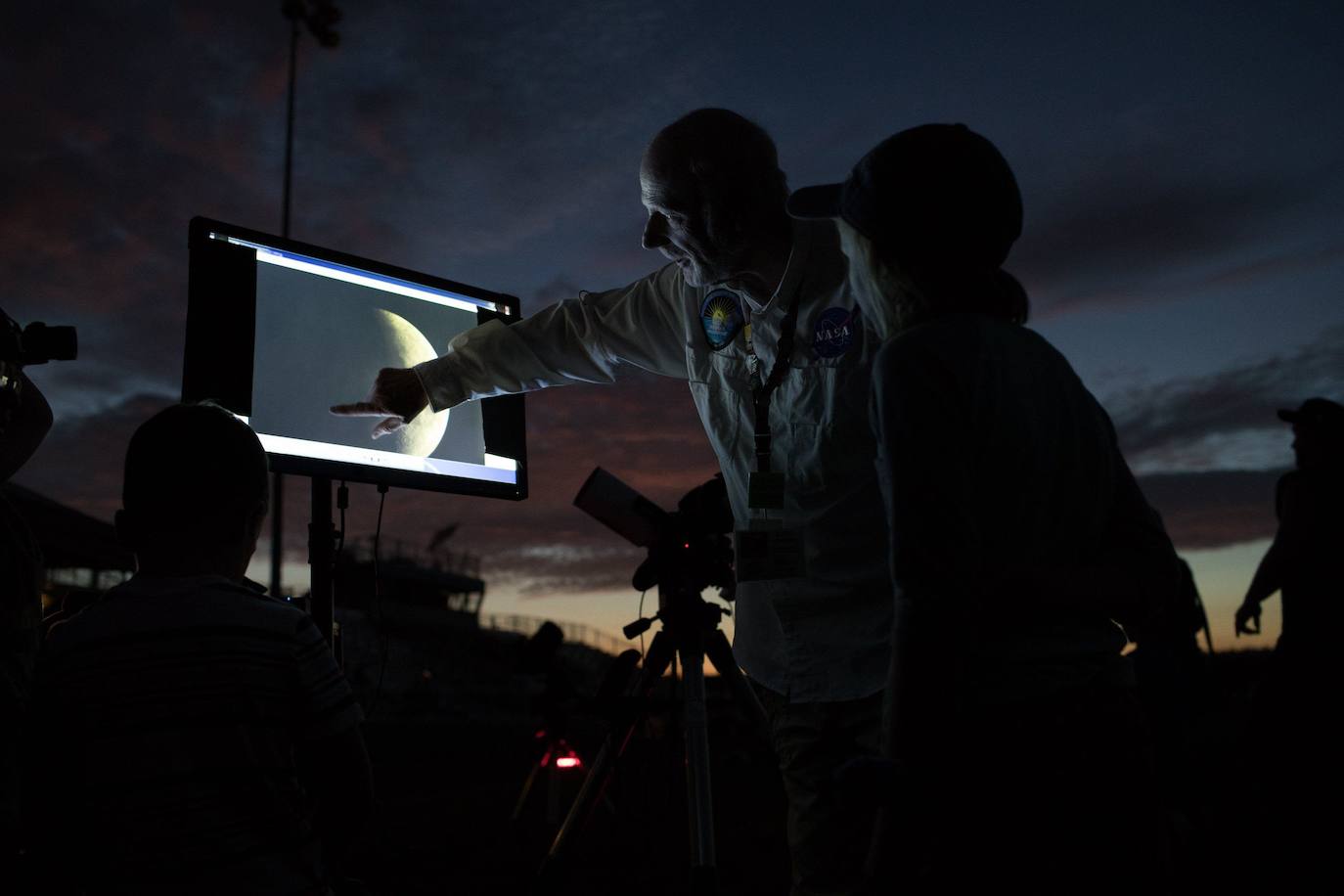 Fotos: La NASA elige Iturrieta para retransmitir el eclipse total de Luna que se verá el lunes