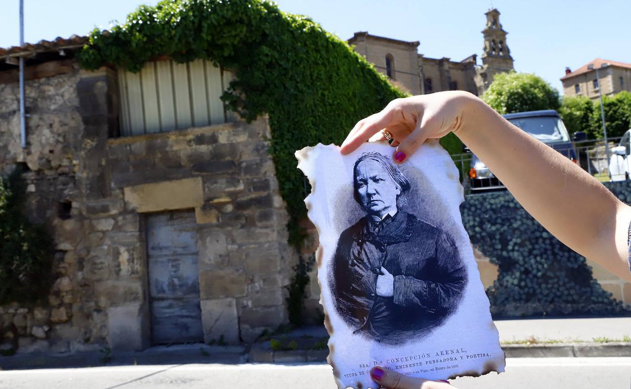 Restos del inmueble donde residió Concepción Arenal en la ciudad. 