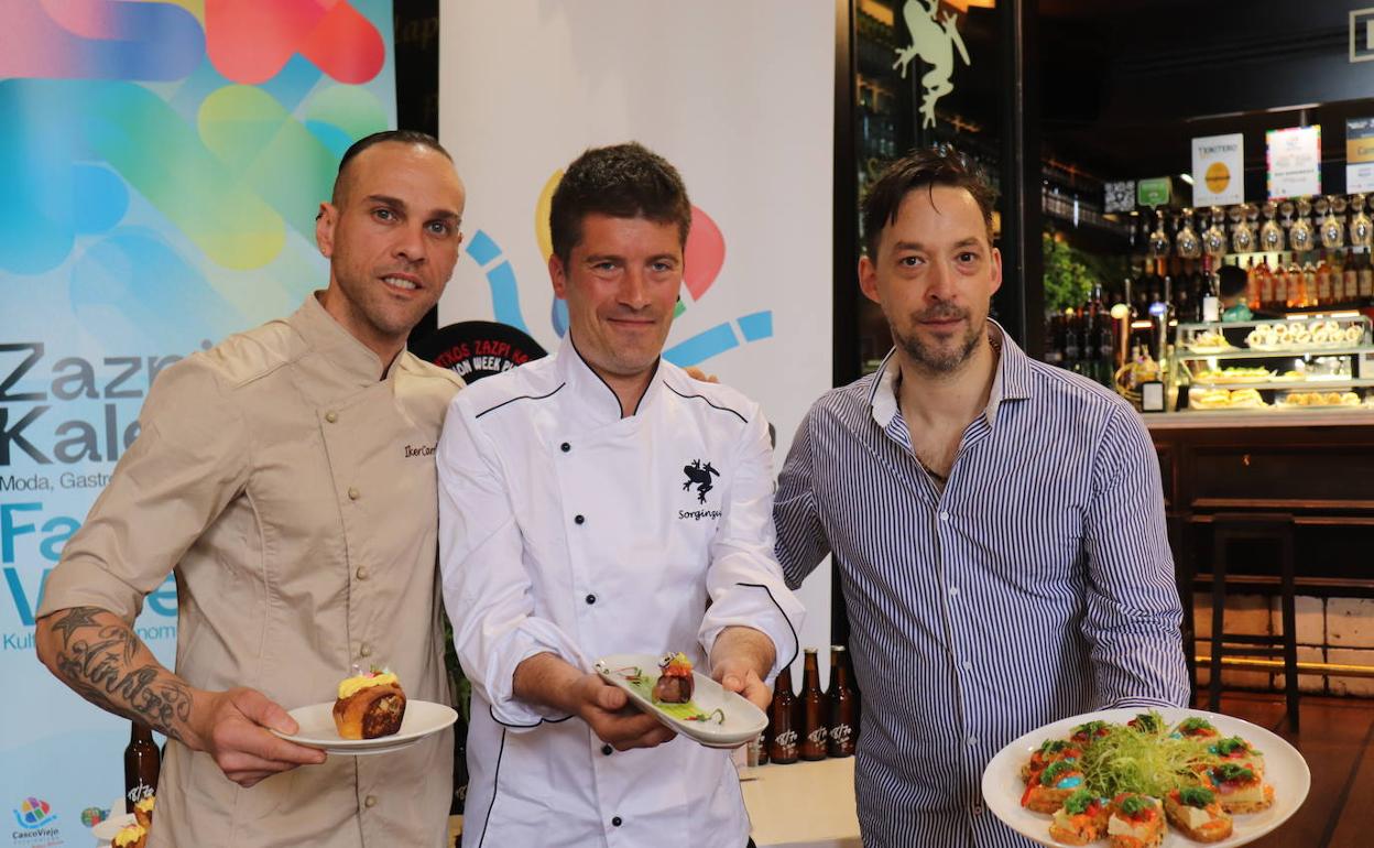 Los mejores pintxos del Casco Viejo: Sorginzulo, Víctor Montes y Sarkue elaboran los pintxos más coloridos de Bilbao