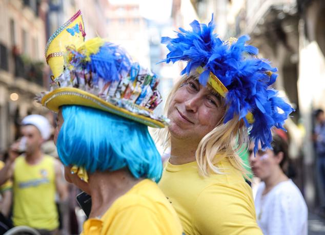 Fotos: Las comparsas de Bilbao calientan motores para la Aste Nagusia